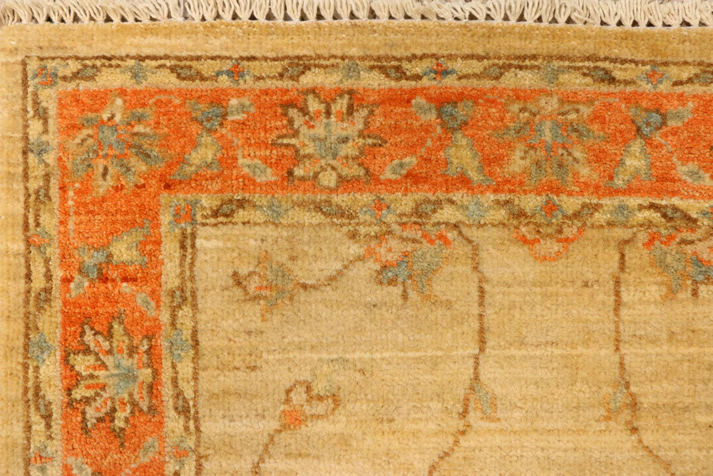 Navajo White Ziegler 2' 4 x 4' 8 - No. 38153 - ALRUG Rug Store