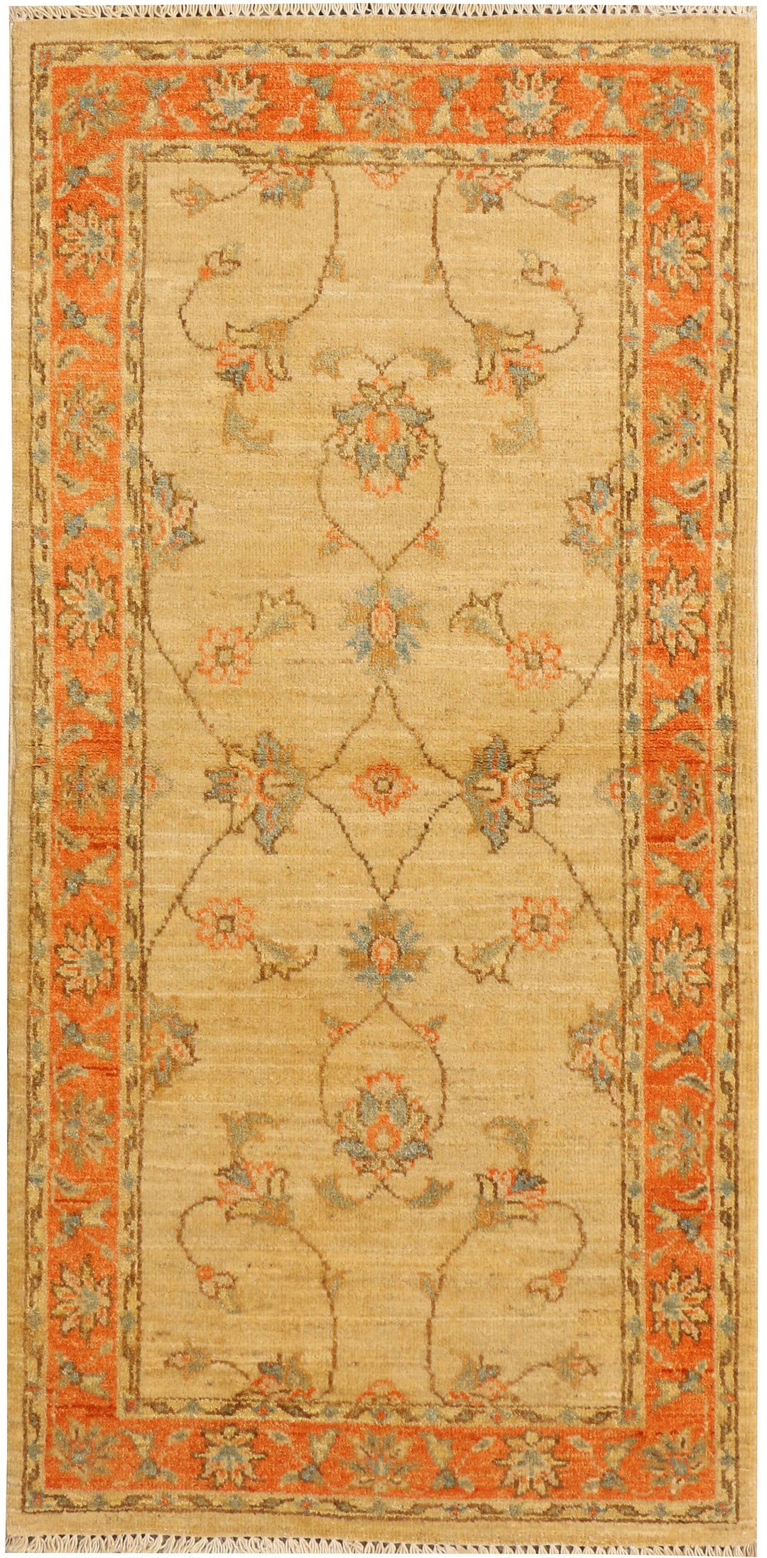 Navajo White Ziegler 2' 4 x 4' 8 - No. 38153 - ALRUG Rug Store