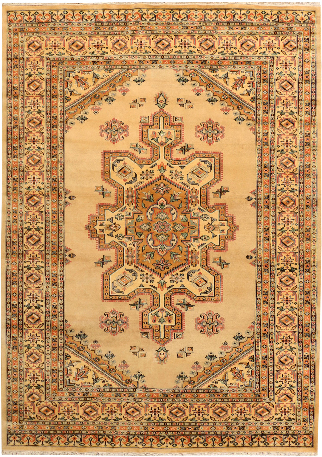 Navajo White Caucasian 6' 1 x 8' 8 - No. 38172 - ALRUG Rug Store