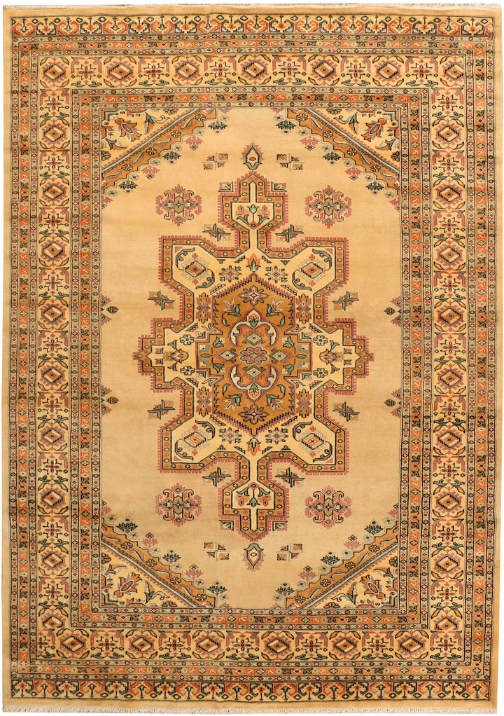 Navajo White Caucasian 6' 1 x 8' 8 - No. 38172 - ALRUG Rug Store