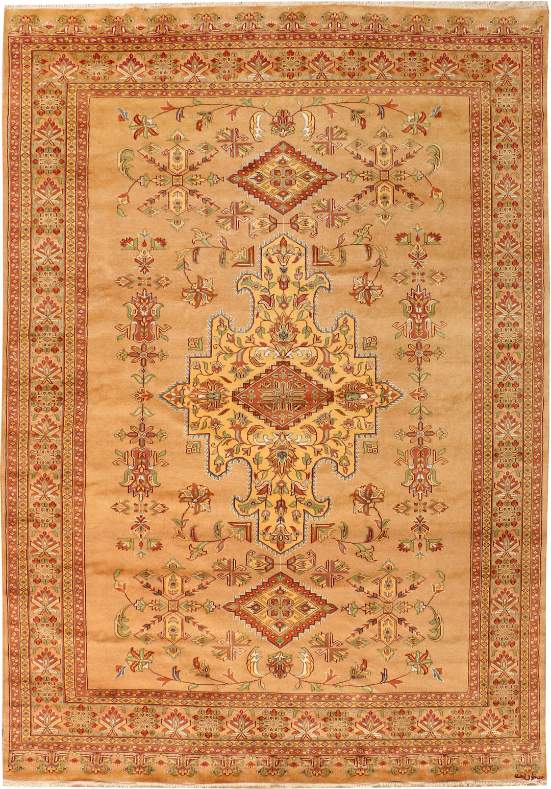 Burlywood Caucasian 6' 11 x 10' 4 - No. 38174 - ALRUG Rug Store