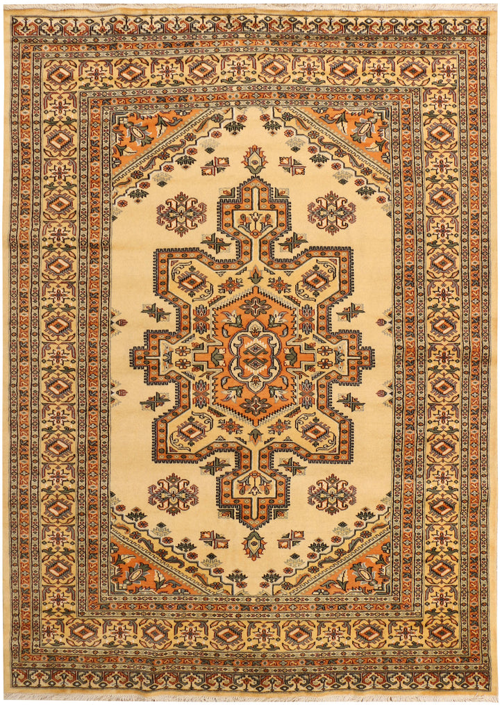 Wheat Caucasian 6' 1 x 8' 10 - No. 38176 - ALRUG Rug Store