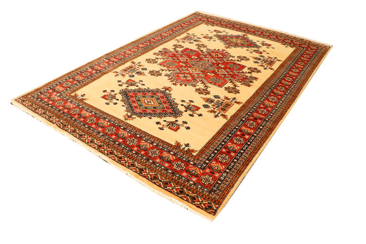 Navajo White Caucasian 6' 2 x 9' 1 - No. 38182 - ALRUG Rug Store