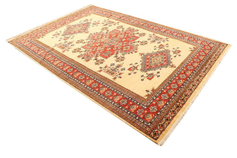 Navajo White Caucasian 6' 2 x 9' 1 - No. 38182 - ALRUG Rug Store