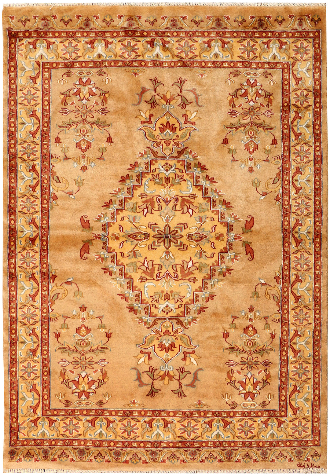 Burlywood Caucasian 4' 5 x 6' 5 - No. 38187 - ALRUG Rug Store