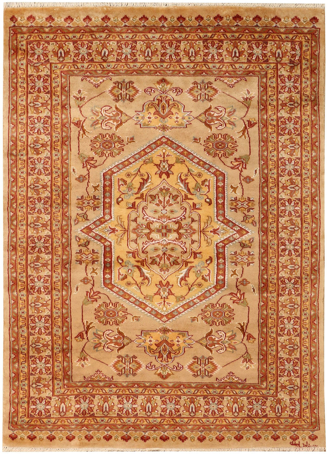 Caucasian 4' 2 x 5' 9 - No. 38205 - ALRUG Rug Store