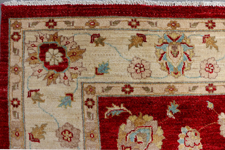 Dark Red Ziegler 7' 1 x 7' 2 - No. 38214 - ALRUG Rug Store