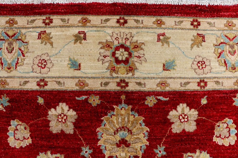 Dark Red Ziegler 7' 1 x 7' 2 - No. 38214 - ALRUG Rug Store