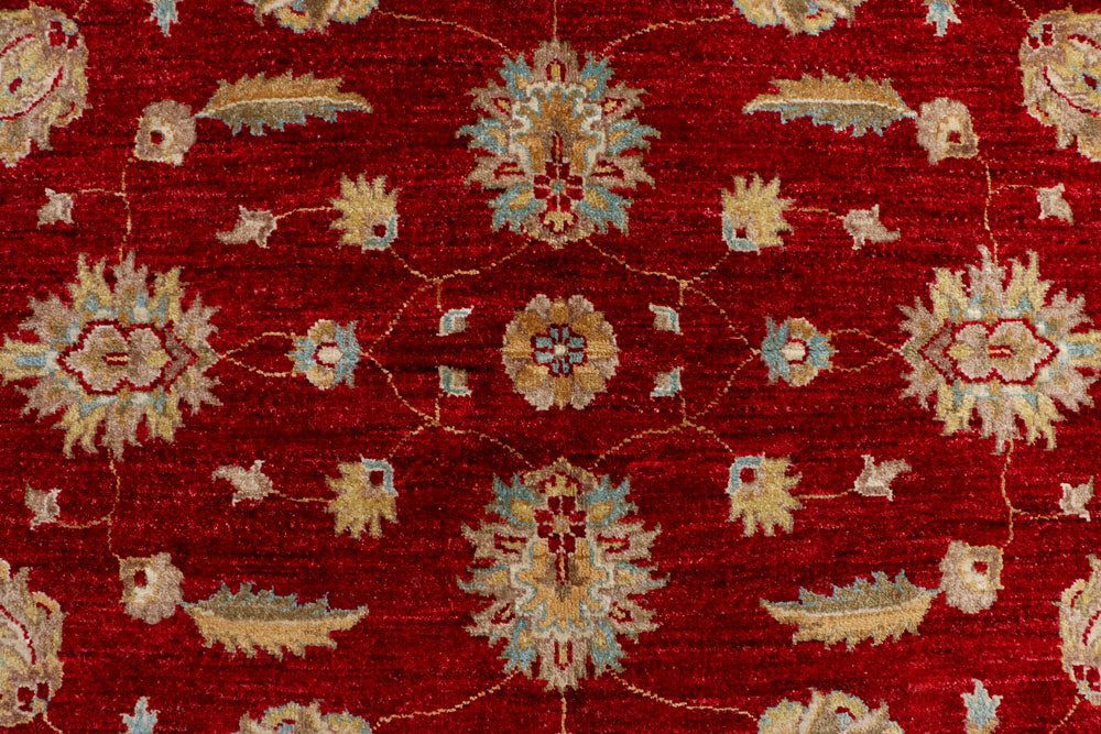 Dark Red Ziegler 7' 1 x 7' 2 - No. 38214 - ALRUG Rug Store