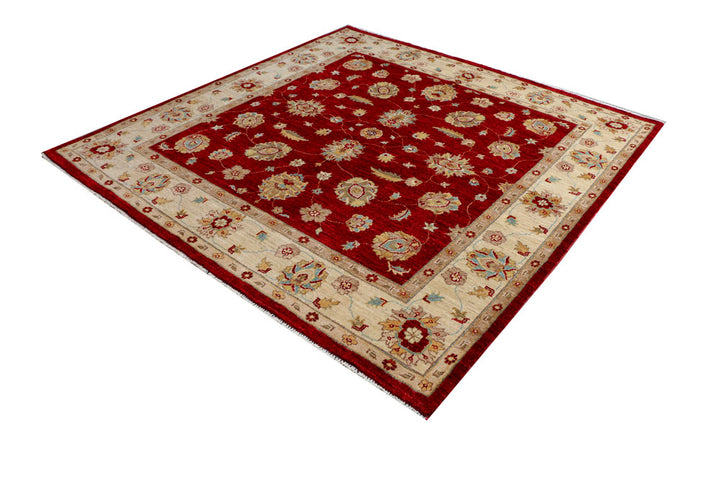 Dark Red Ziegler 7' 1 x 7' 2 - No. 38214 - ALRUG Rug Store