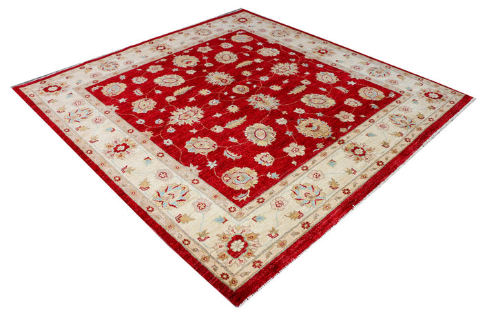 Dark Red Ziegler 7' 1 x 7' 2 - No. 38214 - ALRUG Rug Store