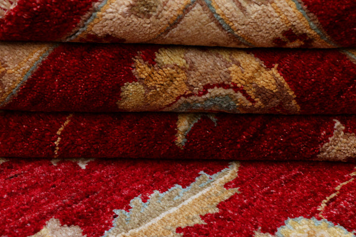 Dark Red Ziegler 7' 1 x 7' 2 - No. 38214 - ALRUG Rug Store