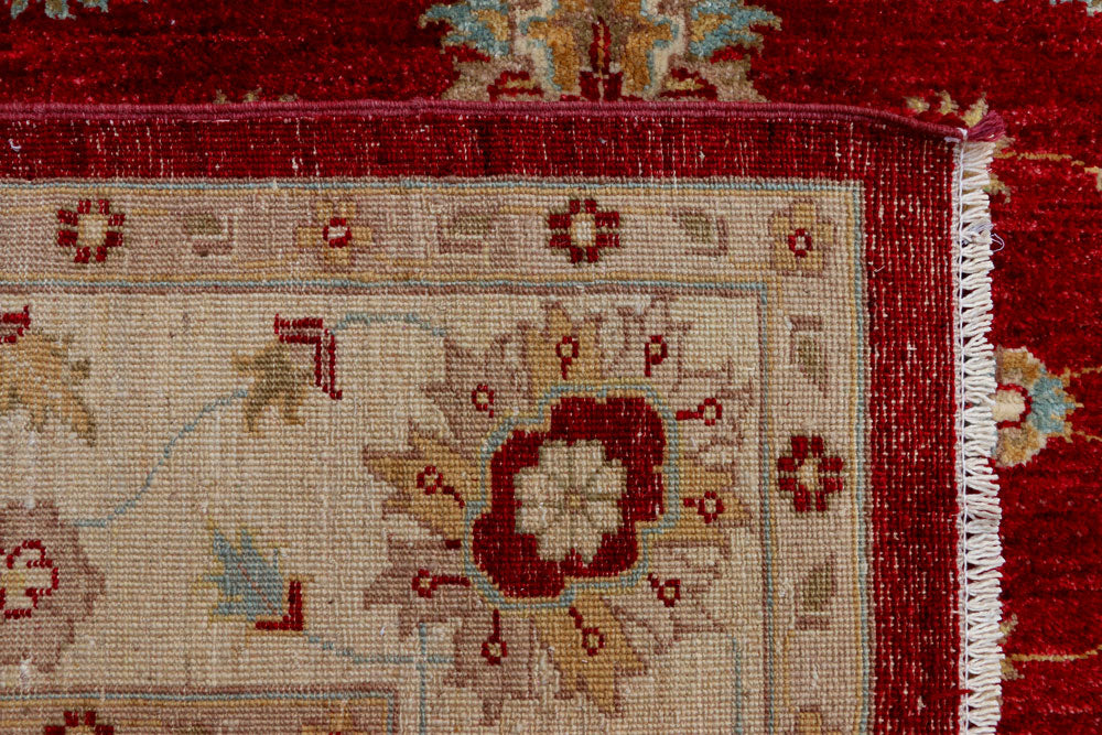 Dark Red Ziegler 7' 1 x 7' 2 - No. 38214 - ALRUG Rug Store