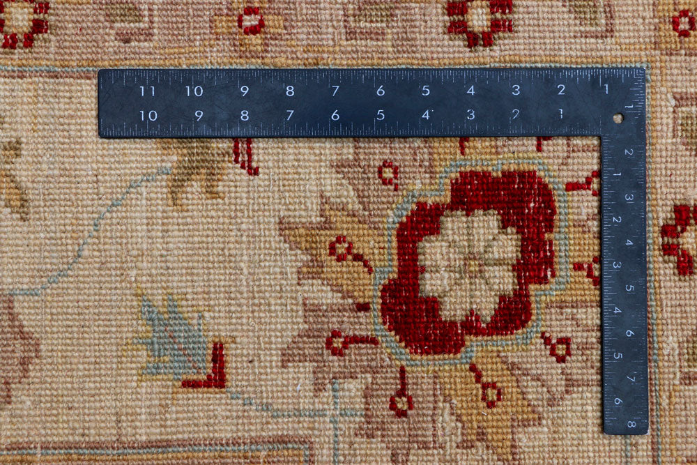 Dark Red Ziegler 7' 1 x 7' 2 - No. 38214 - ALRUG Rug Store