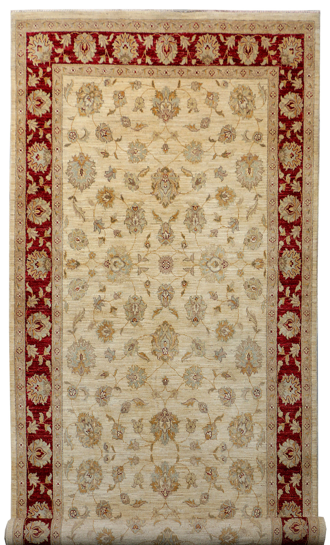 Bisque Ziegler 6' x 16' 3 - No. 38218 - ALRUG Rug Store
