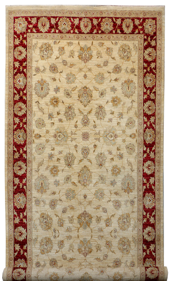 Bisque Ziegler 6' x 16' 3 - No. 38218 - ALRUG Rug Store