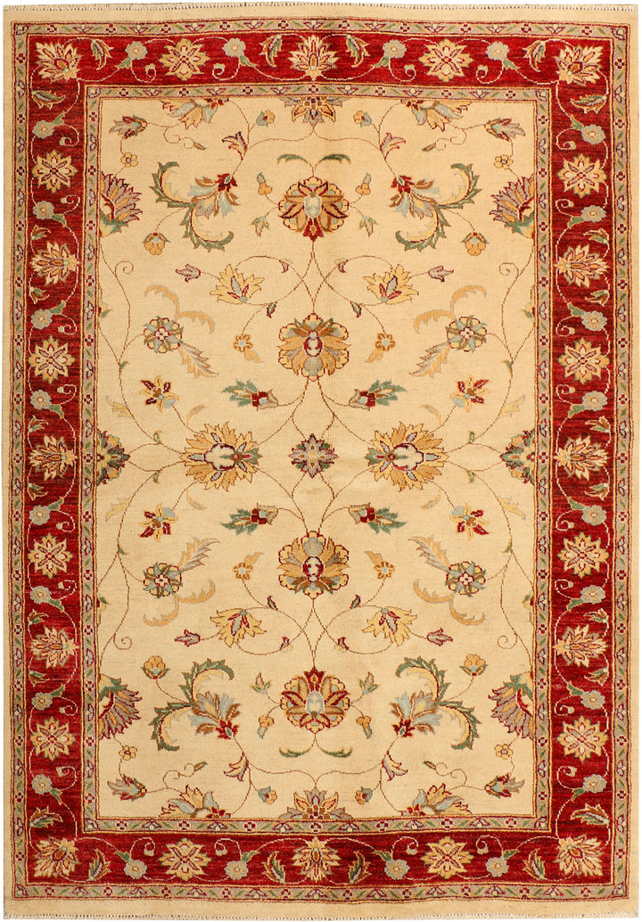 Navajo White Ziegler 5' 7 x 8' - No. 38224 - ALRUG Rug Store