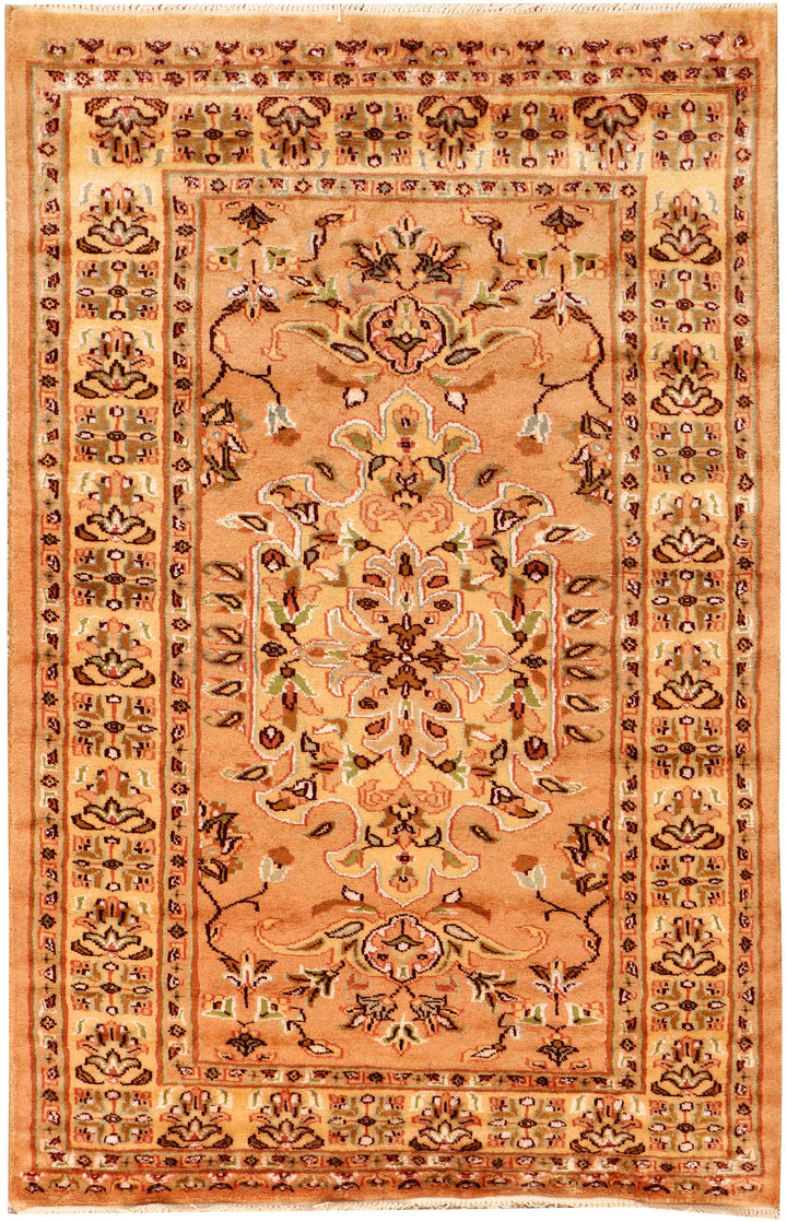 Sandy Brown Caucasian 3' x 4' 11 - No. 38226 - ALRUG Rug Store