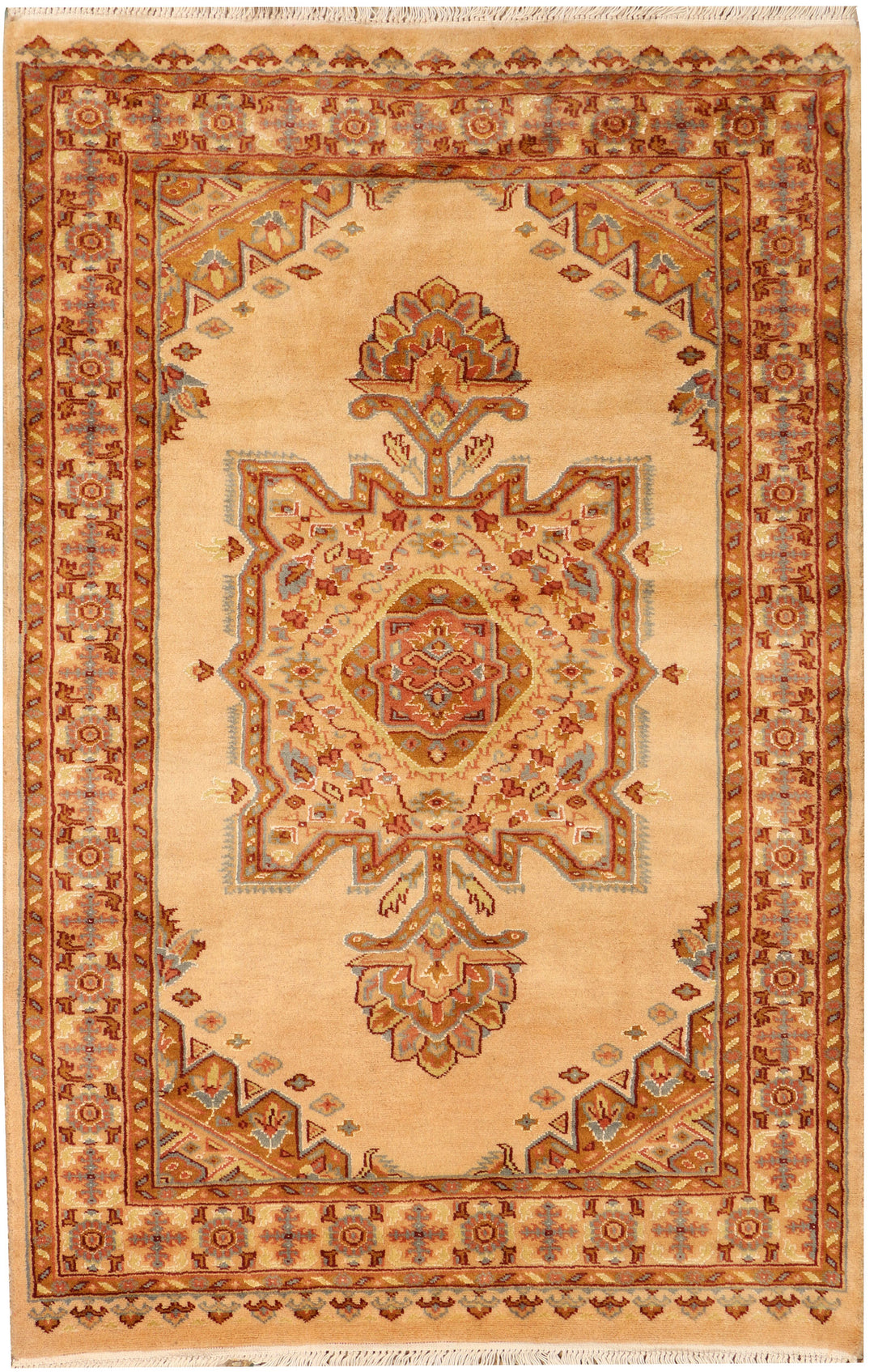 Navajo White Caucasian 3' 1 x 4' 11 - No. 38228 - ALRUG Rug Store