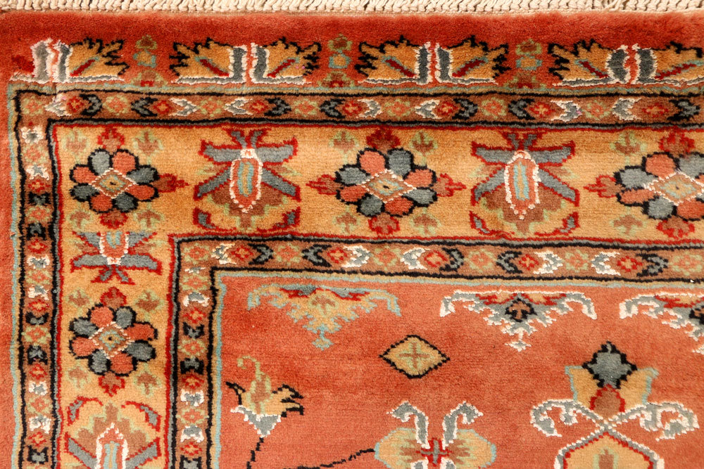 Coral Caucasian 3' 1 x 5' 2 - No. 38234 - ALRUG Rug Store