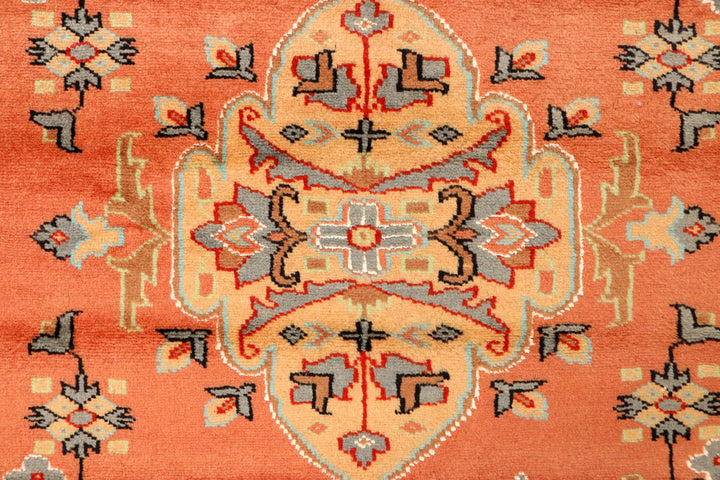 Coral Caucasian 3' 1 x 5' 2 - No. 38234 - ALRUG Rug Store