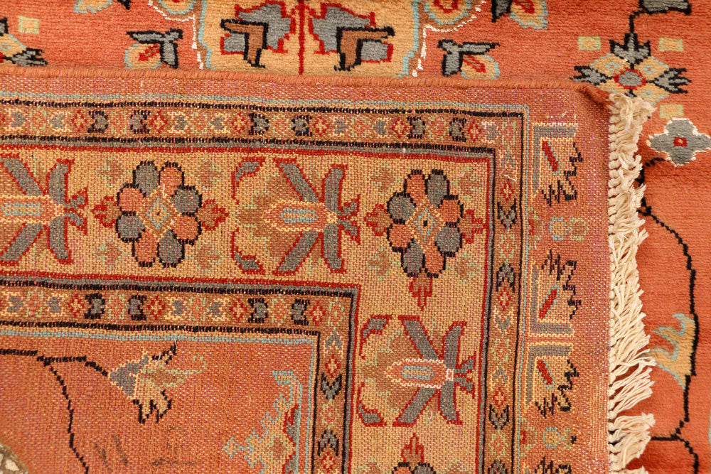Coral Caucasian 3' 1 x 5' 2 - No. 38234 - ALRUG Rug Store