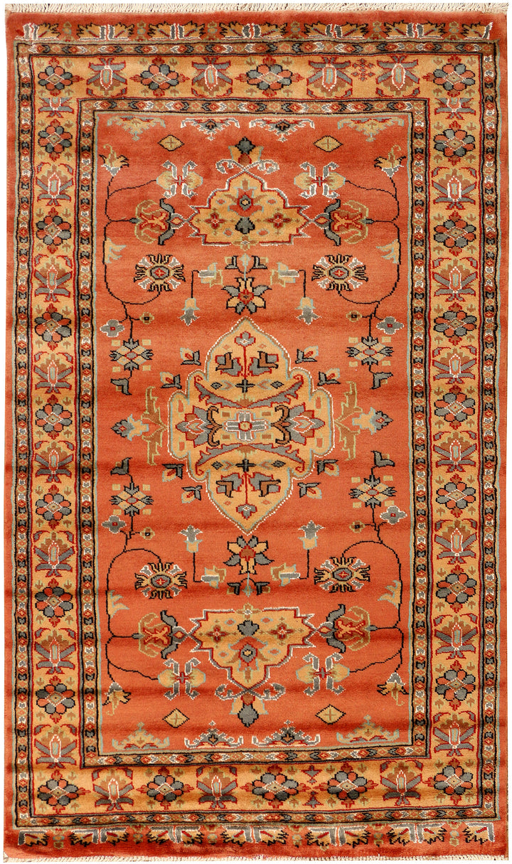 Coral Caucasian 3' 1 x 5' 2 - No. 38234 - ALRUG Rug Store