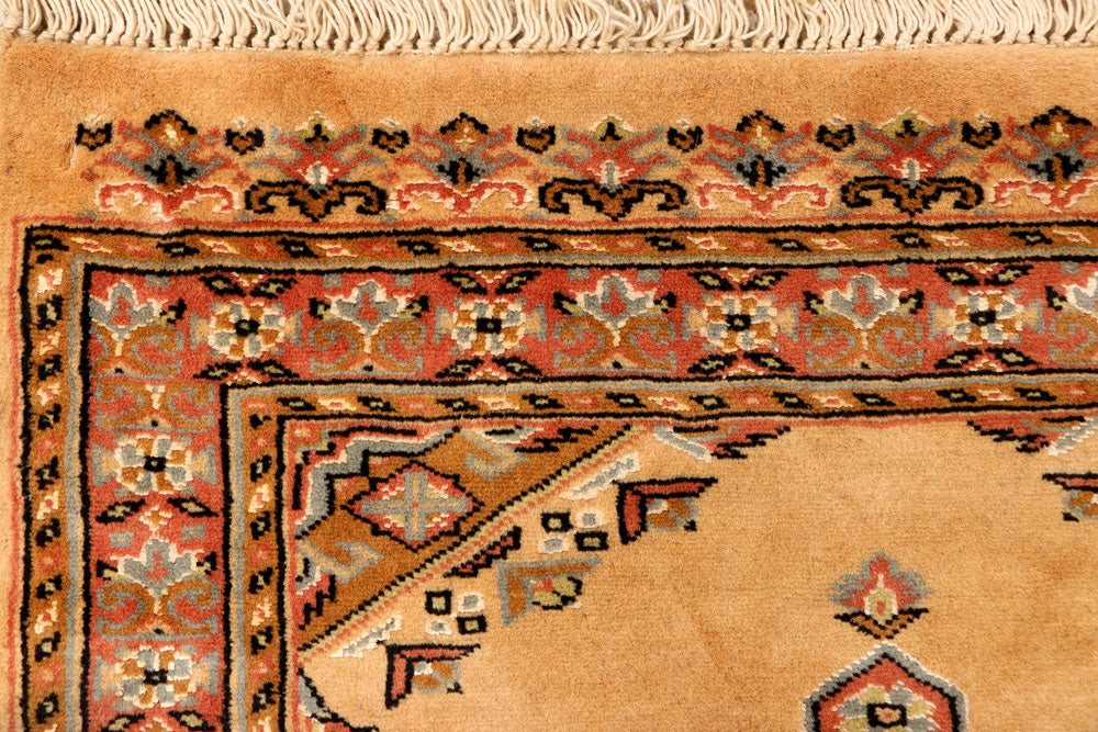 Sandy Brown Caucasian 2' 7 x 3' 11 - No. 38238 - ALRUG Rug Store