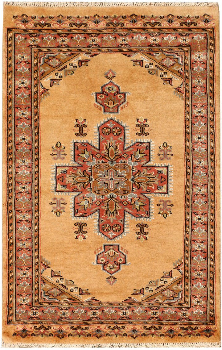 Sandy Brown Caucasian 2' 7 x 3' 11 - No. 38238 - ALRUG Rug Store