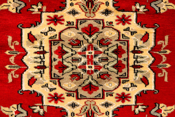 Firebrick Caucasian 2' 6 x 4' 2 - No. 38241 - ALRUG Rug Store