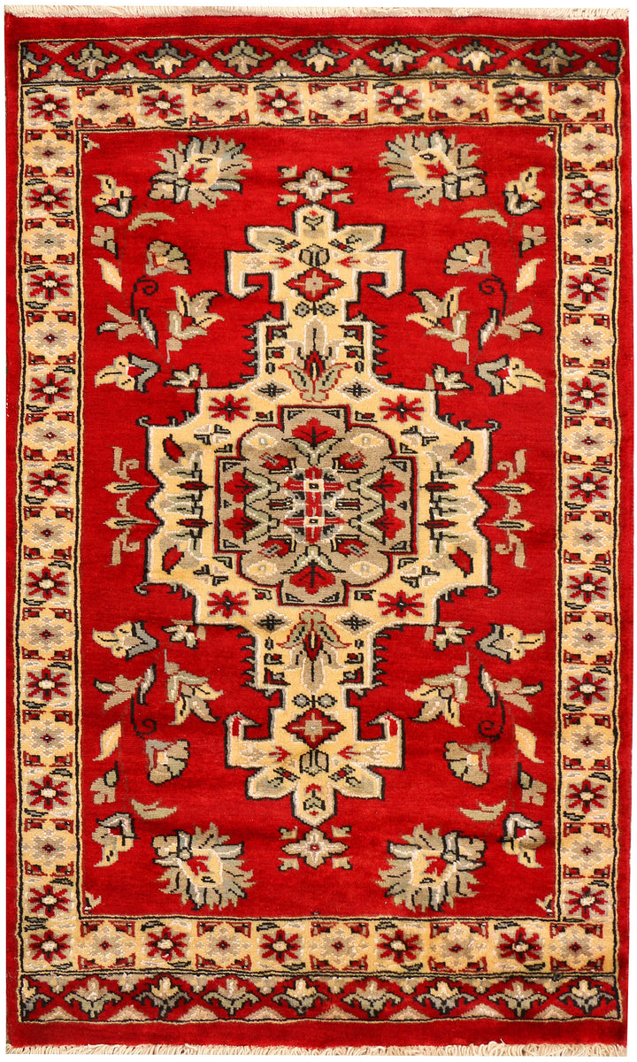 Firebrick Caucasian 2' 6 x 4' 2 - No. 38241 - ALRUG Rug Store