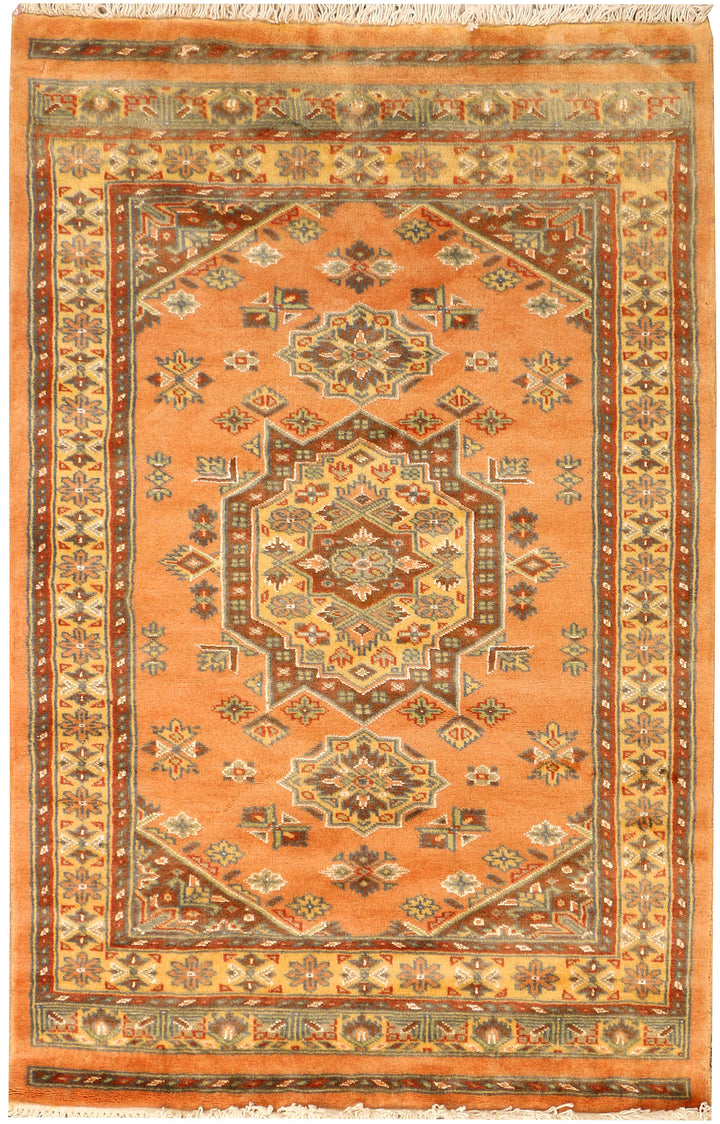 Sandy Brown Caucasian 2' 8 x 4' 1 - No. 38243 - ALRUG Rug Store