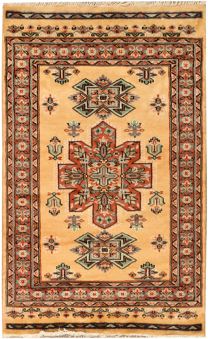 Navajo White Caucasian 2' 7 x 4' 2 - No. 38244 - ALRUG Rug Store