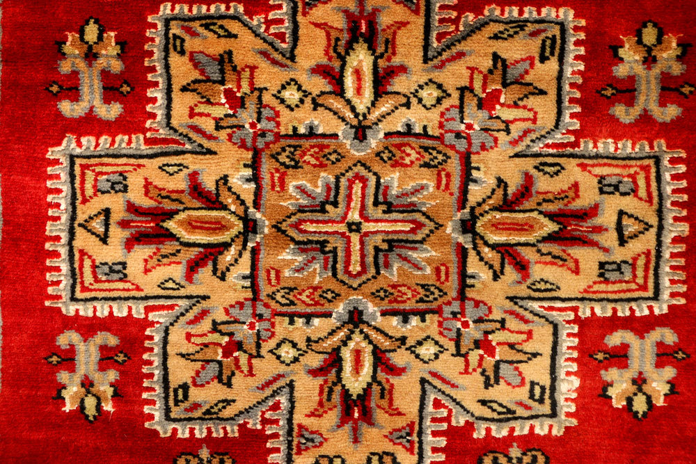 Firebrick Caucasian 2' 7 x 4' 2 - No. 38253 - ALRUG Rug Store