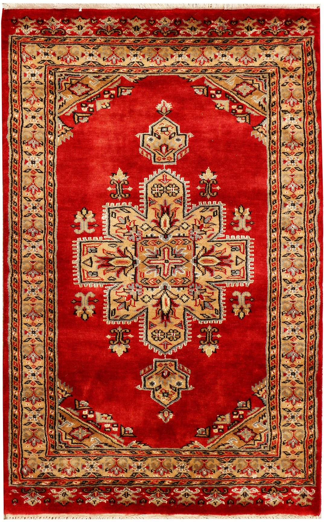 Firebrick Caucasian 2' 7 x 4' 2 - No. 38253 - ALRUG Rug Store