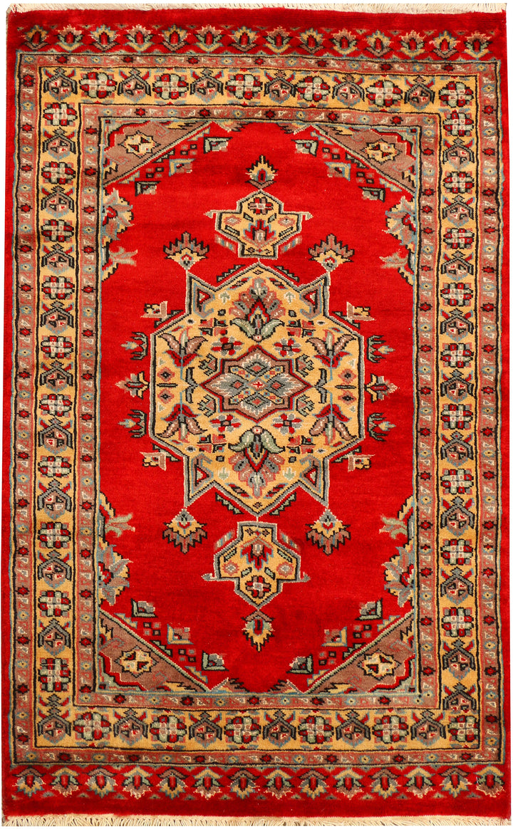 Red Caucasian 2' 7 x 4' - No. 38255 - ALRUG Rug Store