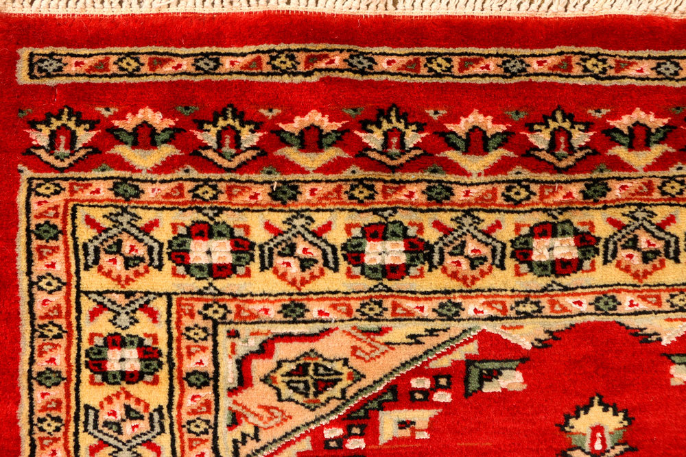 Firebrick Caucasian 2' 8 x 3' 10 - No. 38257 - ALRUG Rug Store