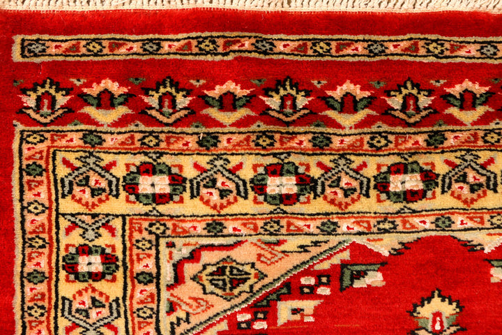 Firebrick Caucasian 2' 8 x 3' 10 - No. 38257 - ALRUG Rug Store