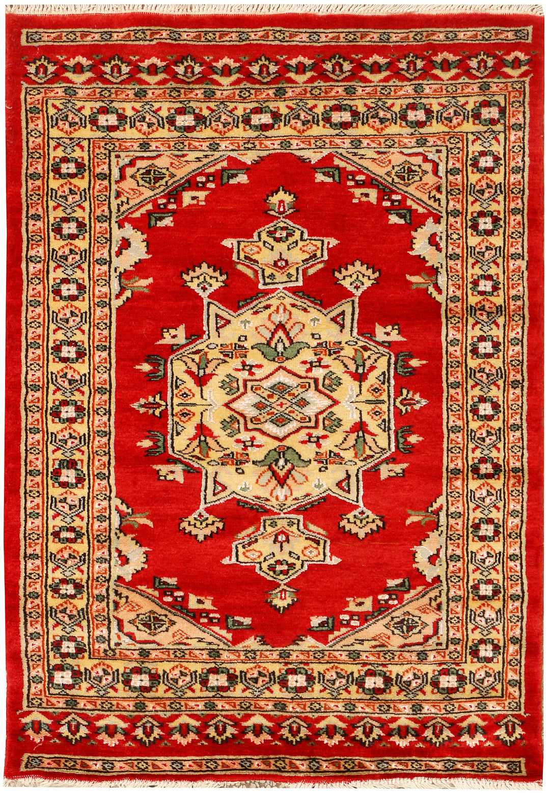 Firebrick Caucasian 2' 8 x 3' 10 - No. 38257 - ALRUG Rug Store