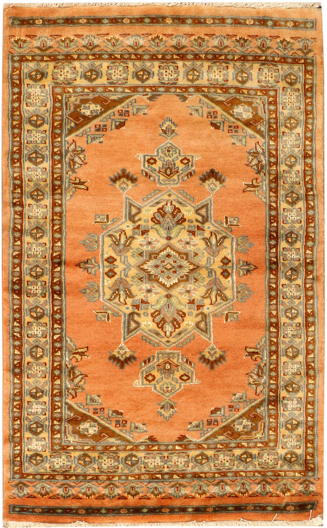 Sandy Brown Caucasian 2' 8 x 4' 2 - No. 38258 - ALRUG Rug Store