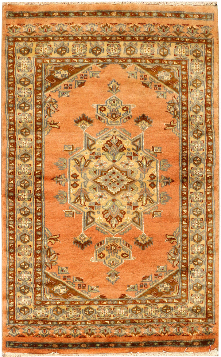 Sandy Brown Caucasian 2' 8 x 4' 2 - No. 38258 - ALRUG Rug Store