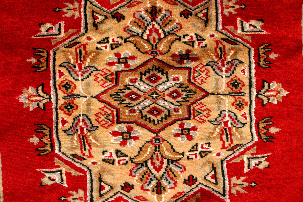 Firebrick Caucasian 2' 7 x 3' 9 - No. 38264 - ALRUG Rug Store