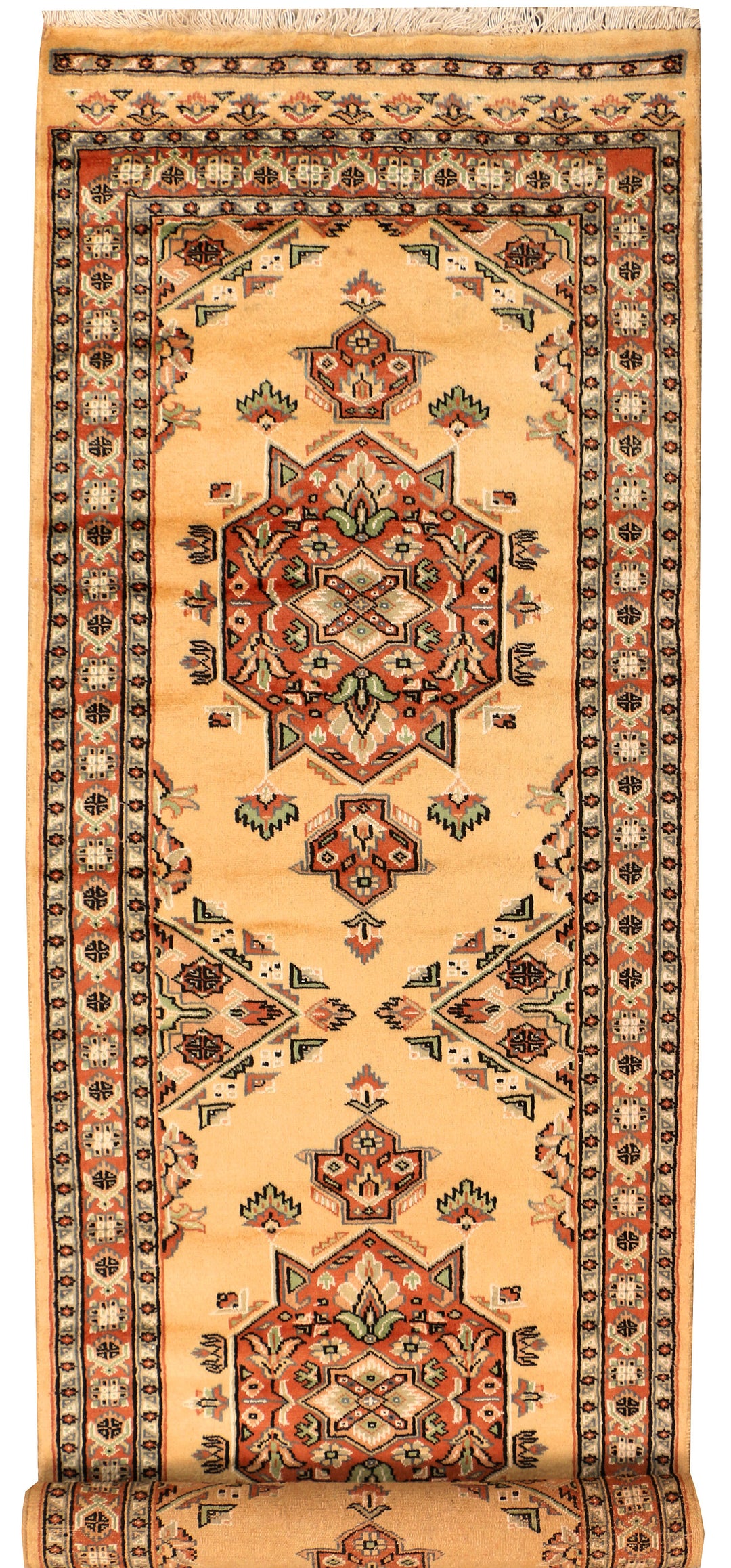 Navajo White Caucasian 2' 7 x 10' 6 - No. 38292 - ALRUG Rug Store