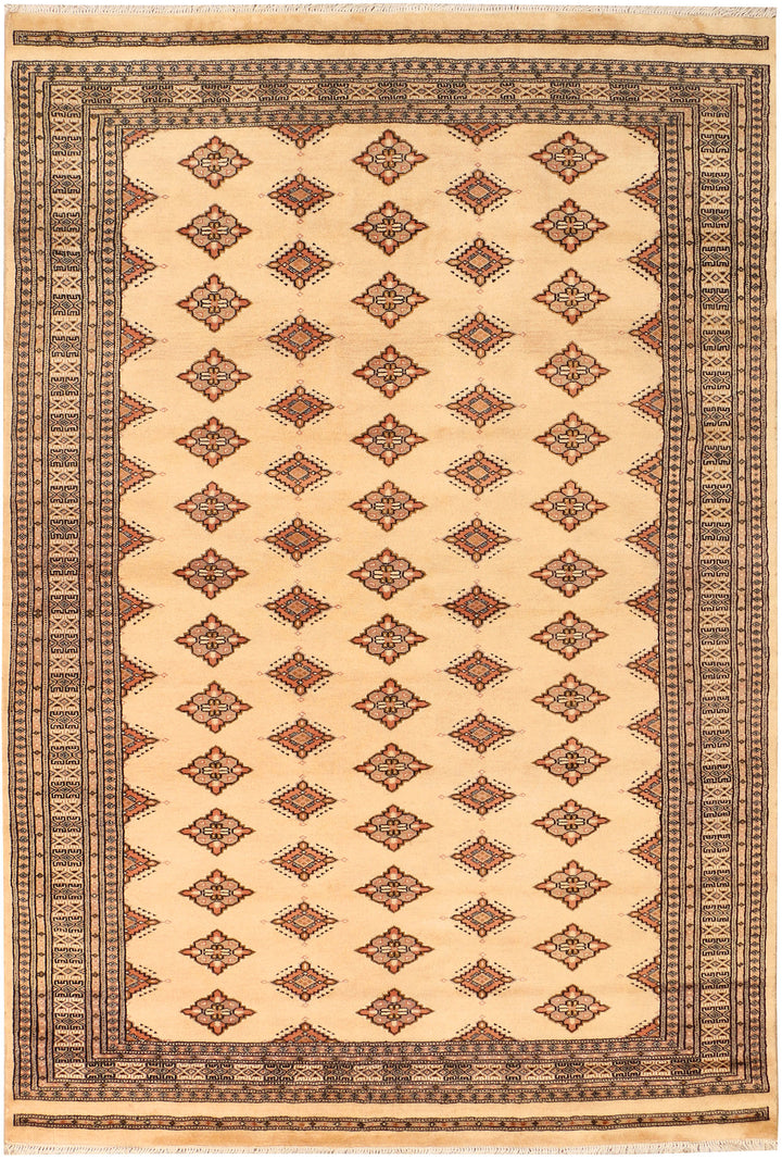 Navajo White Jaldar 5' 6 x 8' - No. 38302 - ALRUG Rug Store