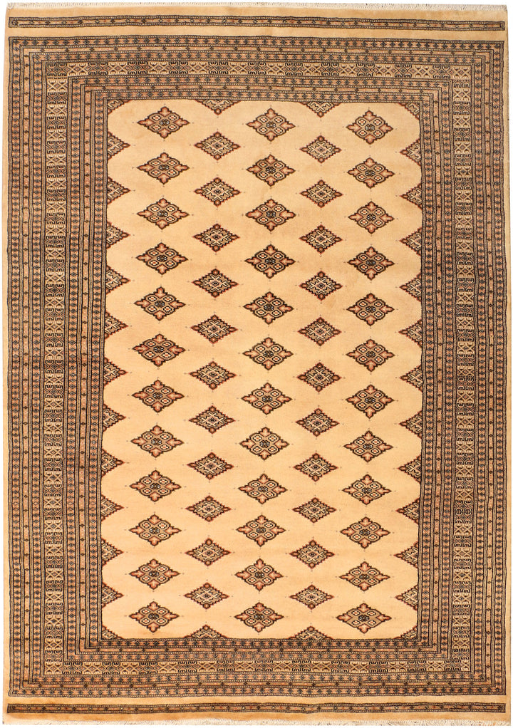 Navajo White Jaldar 5' 7 x 8' - No. 38308 - ALRUG Rug Store