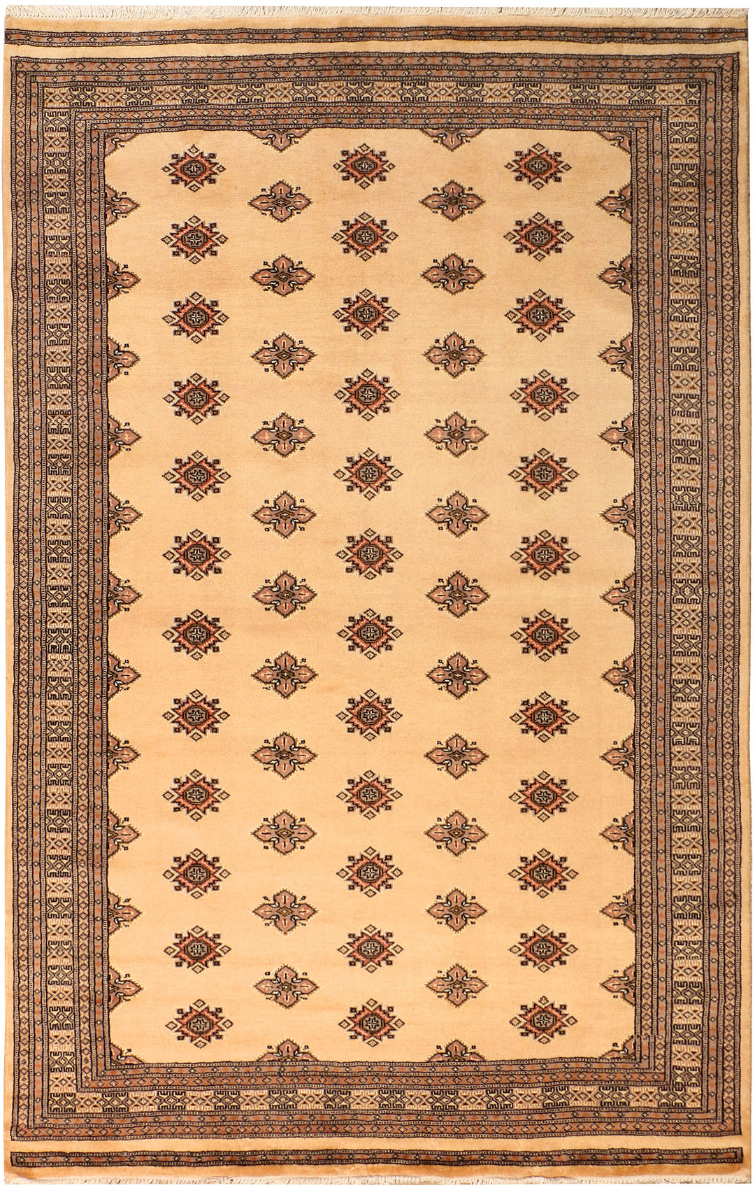 Navajo White Jaldar 5' 8 x 8' 11 - No. 38311 - ALRUG Rug Store