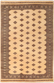 Navajo White Jaldar 5' 7 x 8' 4 - No. 38313 - ALRUG Rug Store