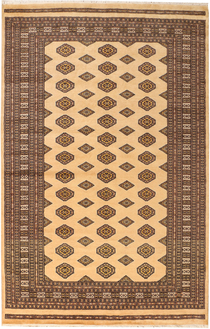 Navajo White Jaldar 5' 2 x 8' - No. 38319 - ALRUG Rug Store