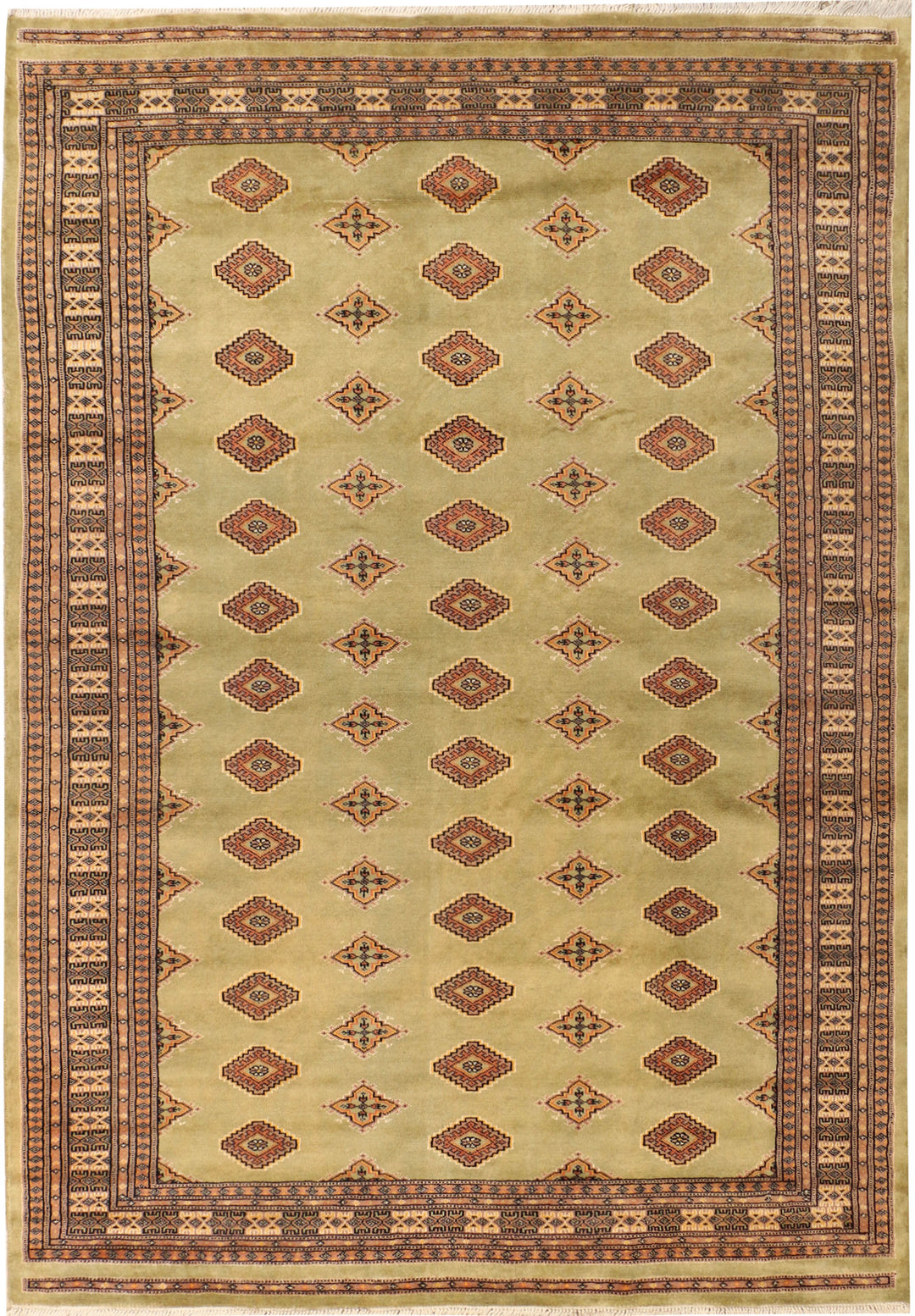 Dark Khaki Jaldar 5' 5 x 7' 10 - No. 38338 - ALRUG Rug Store