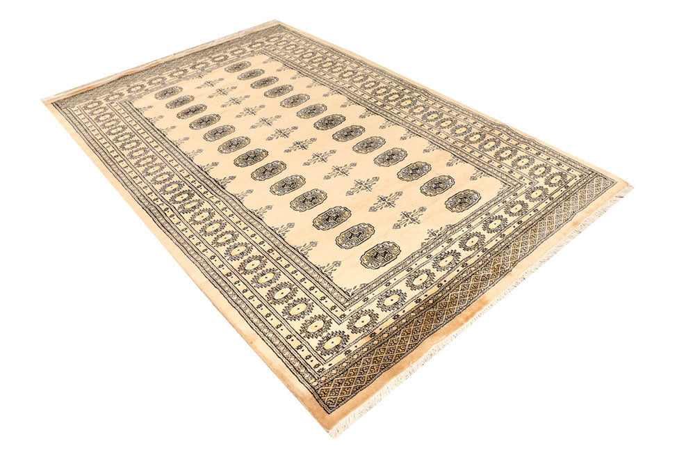 Navajo White Bokhara 4' 8 x 6' 8 - No. 38352 - ALRUG Rug Store